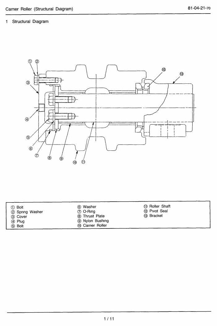 Manual de Serviço Link-Belt LS 2650C Escavadeira Hidráulica — página interna 2
