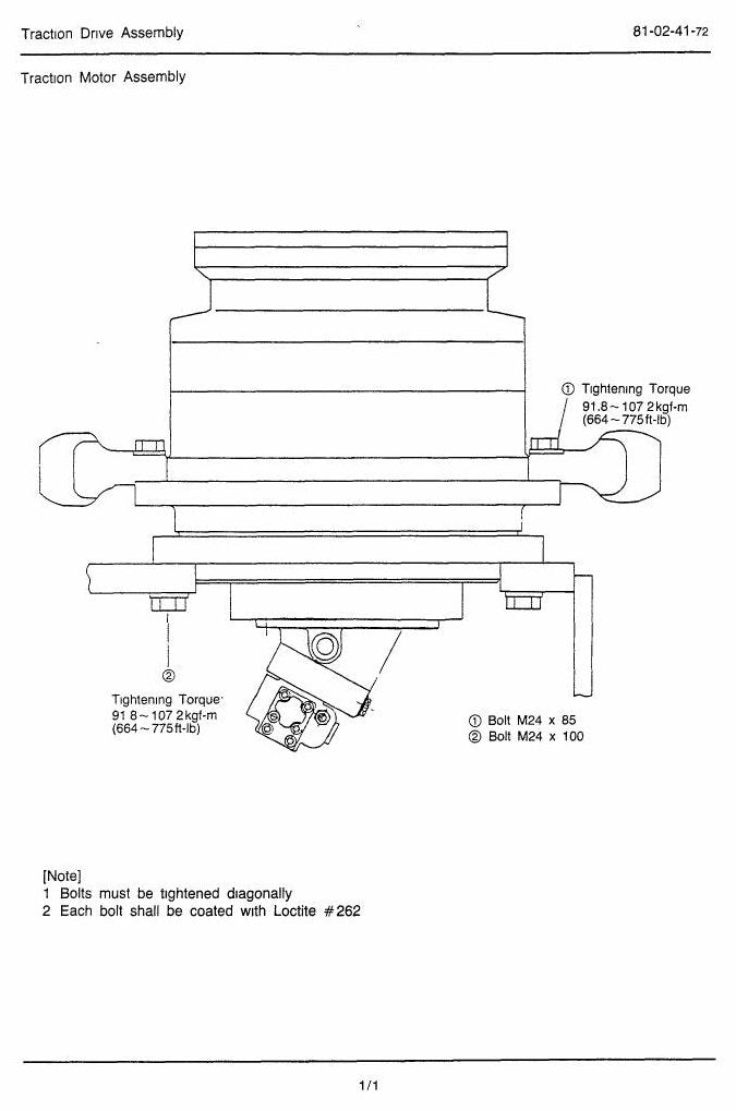 Manual de Serviço Link-Belt LS 5800 Escavadeira Hidráulica — página interna 1