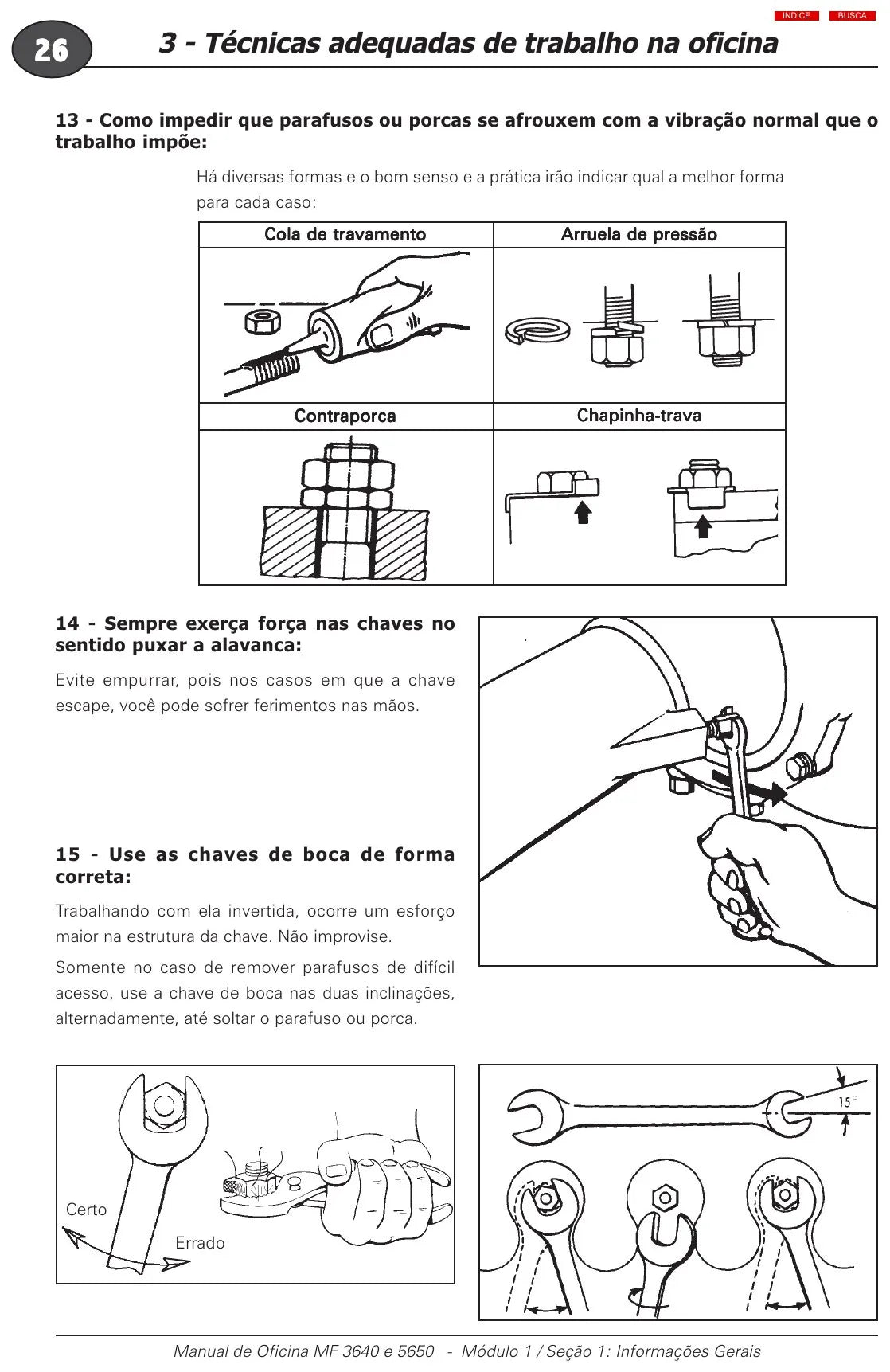 Manual de Serviço / Oficina — Colheitadeiras Massey Ferguson MF 3640 e MF 5650 Advanced — página interna