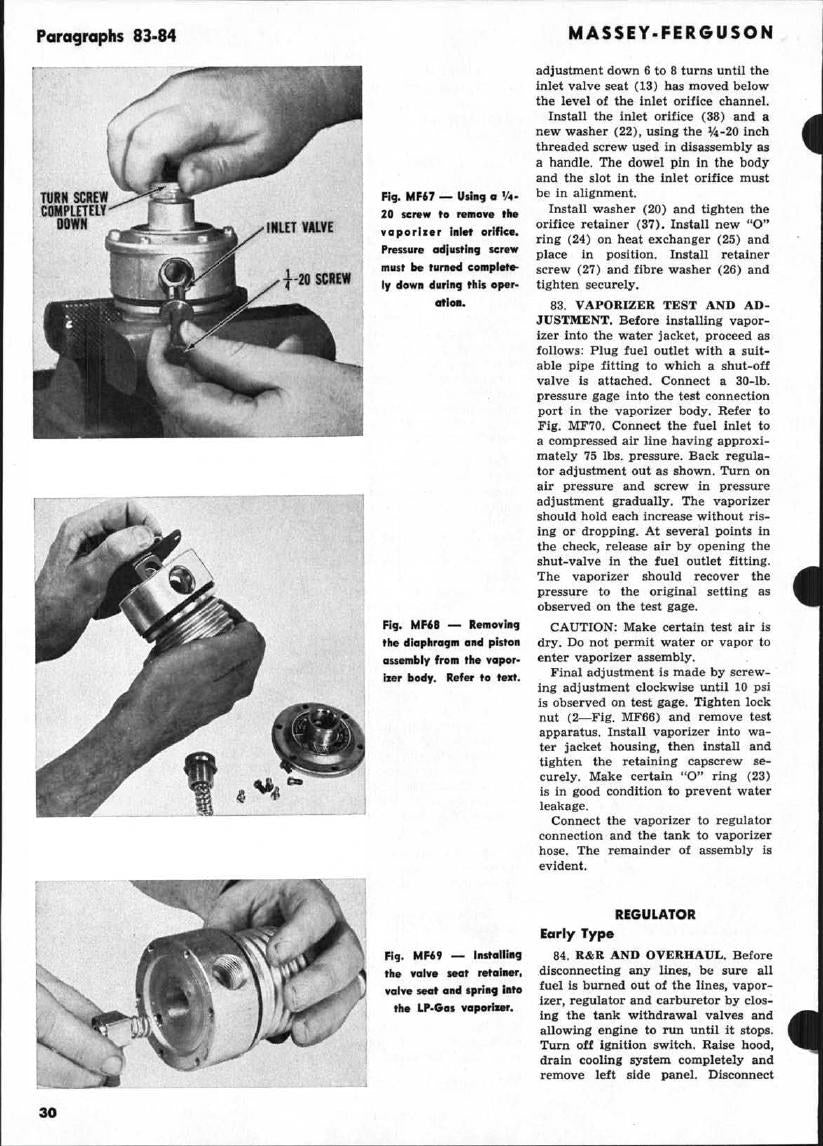 Manual de Serviço Massey Ferguson MF65 — Trator (Shop Manual) - página 2