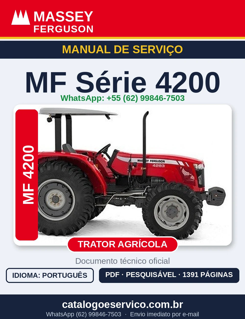 Manual De Serviço Massey Ferguson Serie 4200