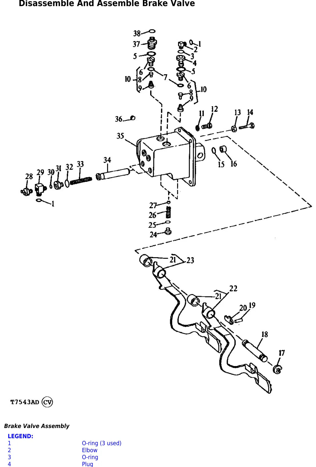 Manual de Serviço John Deere 410D e 510D — ilustração técnica 2