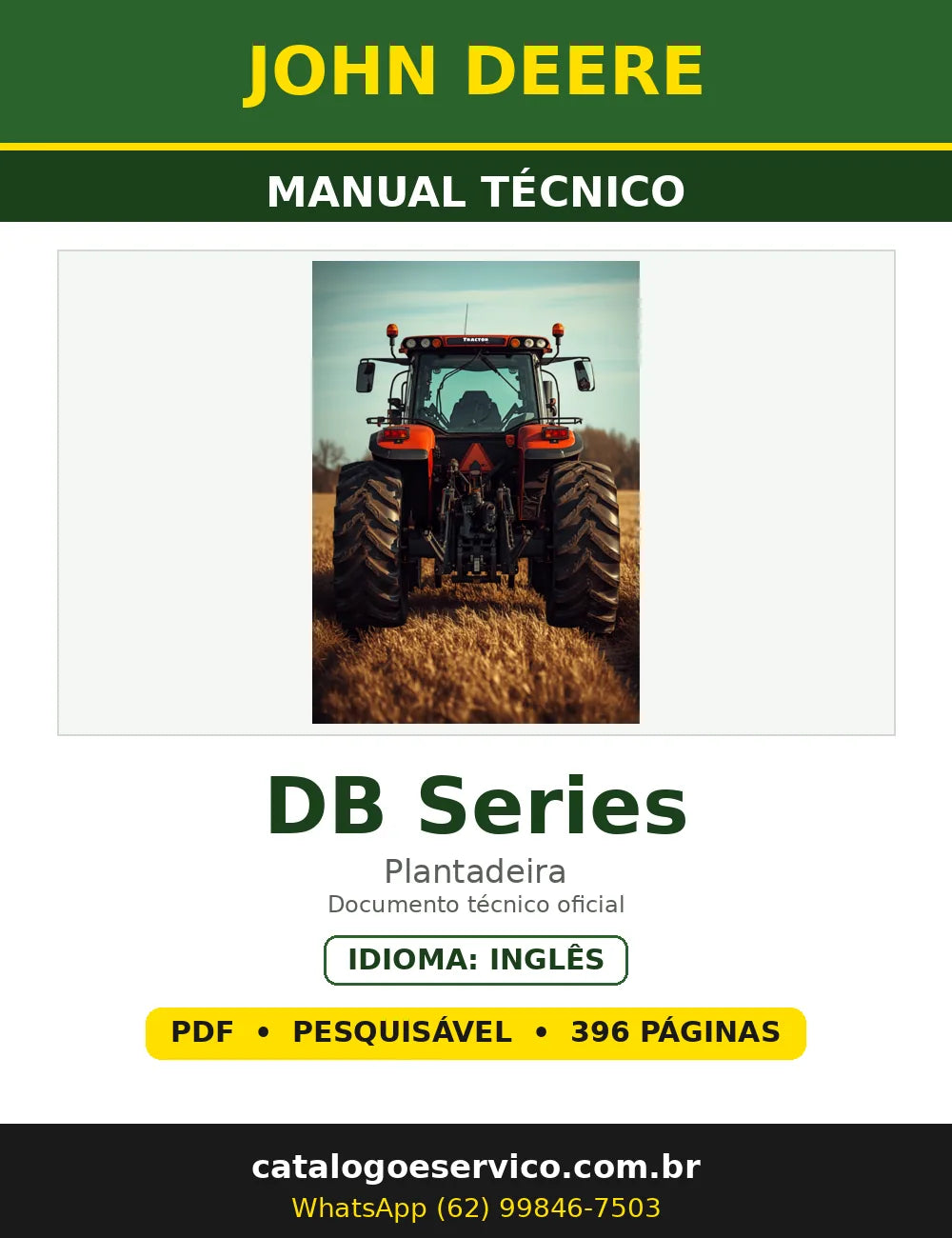 Capa - Manual Técnico John Deere DB Series