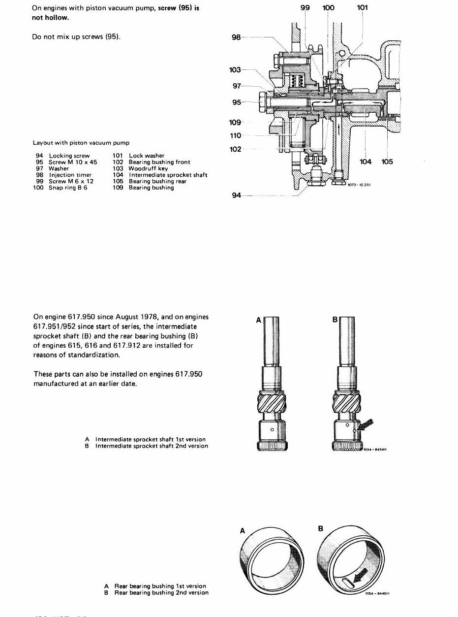 Manual de Serviço Mercedes-Benz W123 / Motor 617.95 Turbo Diesel — Service manual definitivo do lendário motor - diagrama 1