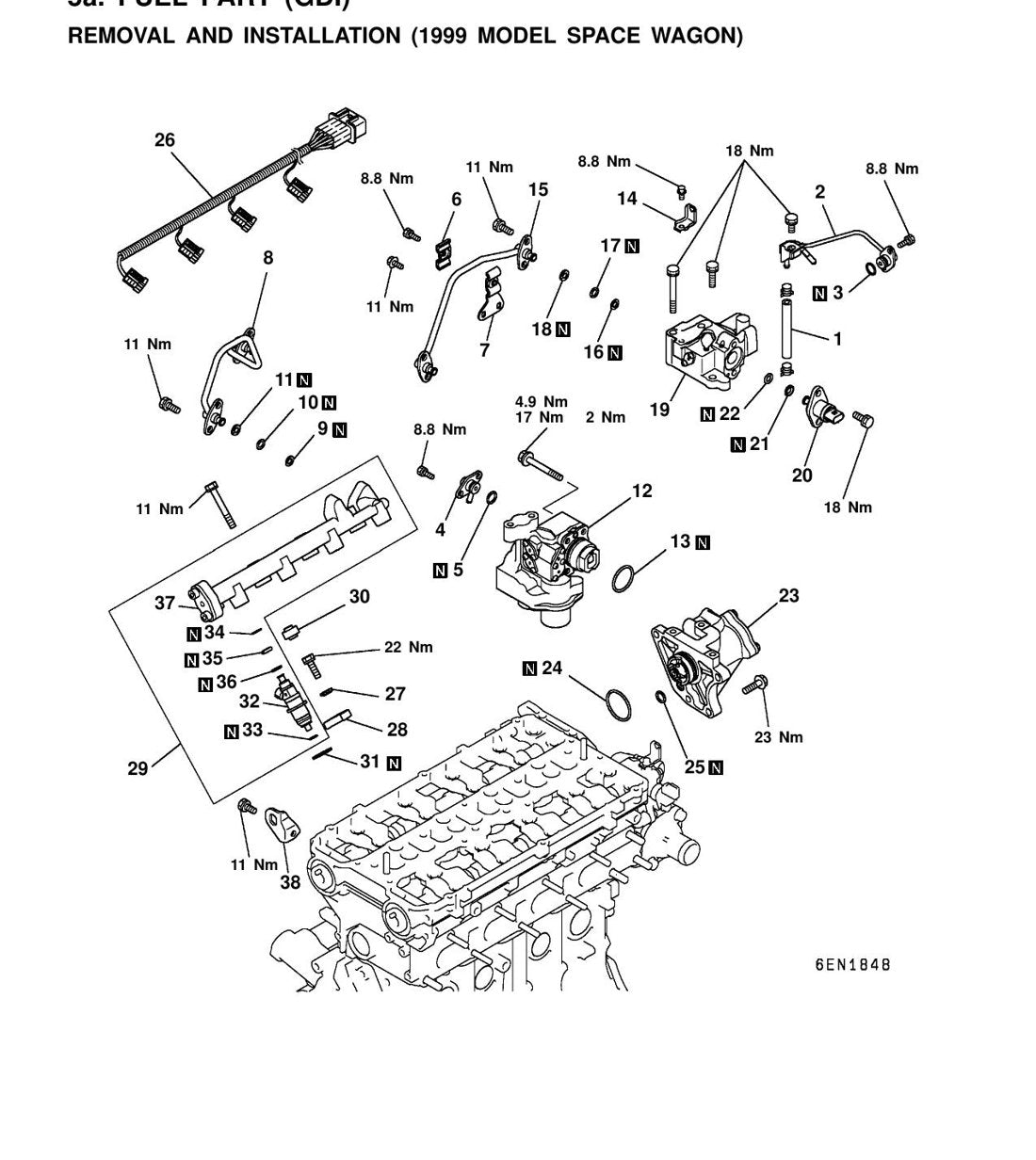 Manual de Serviço Mitsubishi 4G63 e 4G64 - Motor a Gasolina (Inglês) - página 2