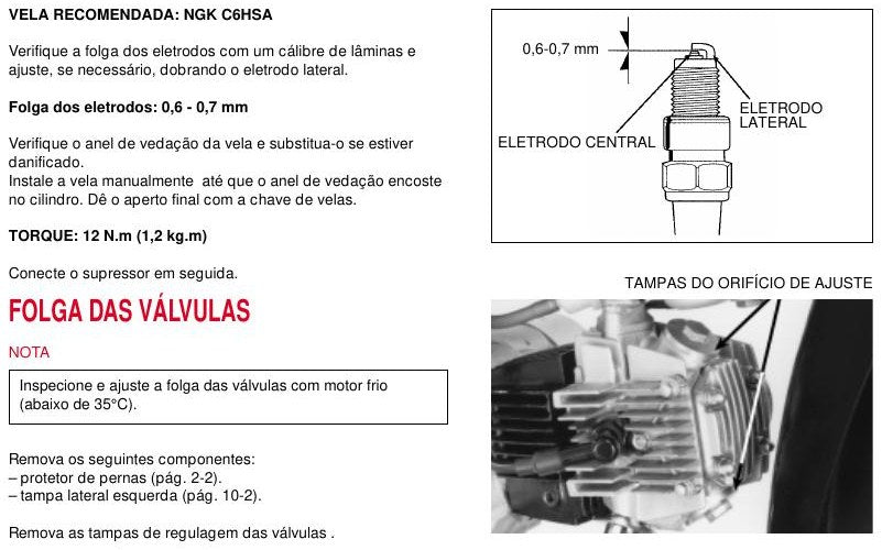 Manual De Serviço Moto Honda C100 Biz - diagrama 2
