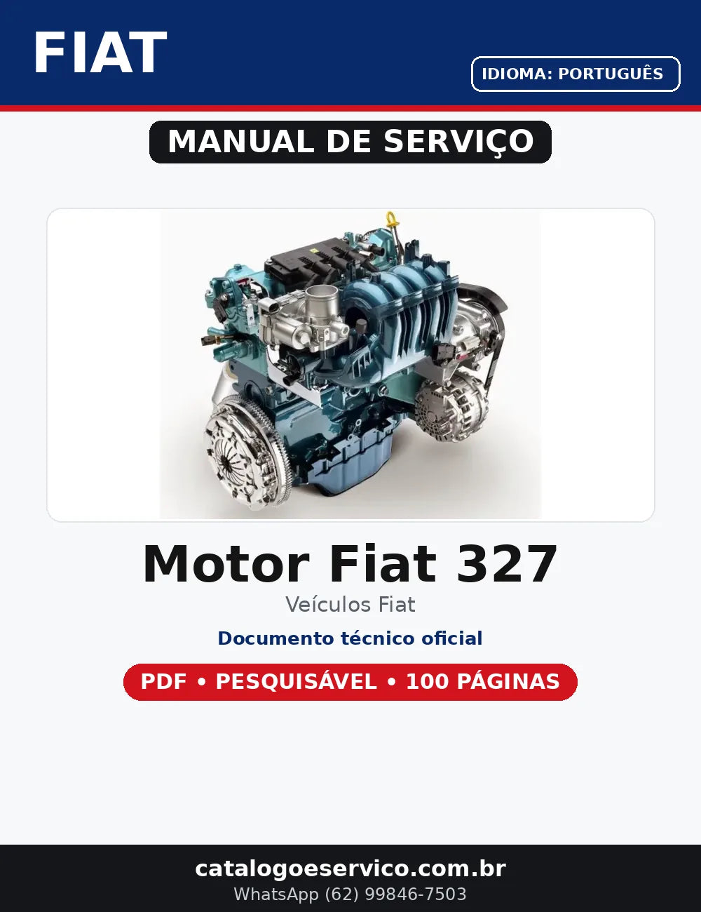 MANUAL DE SERVIÇO MOTOR 327 FIAT
