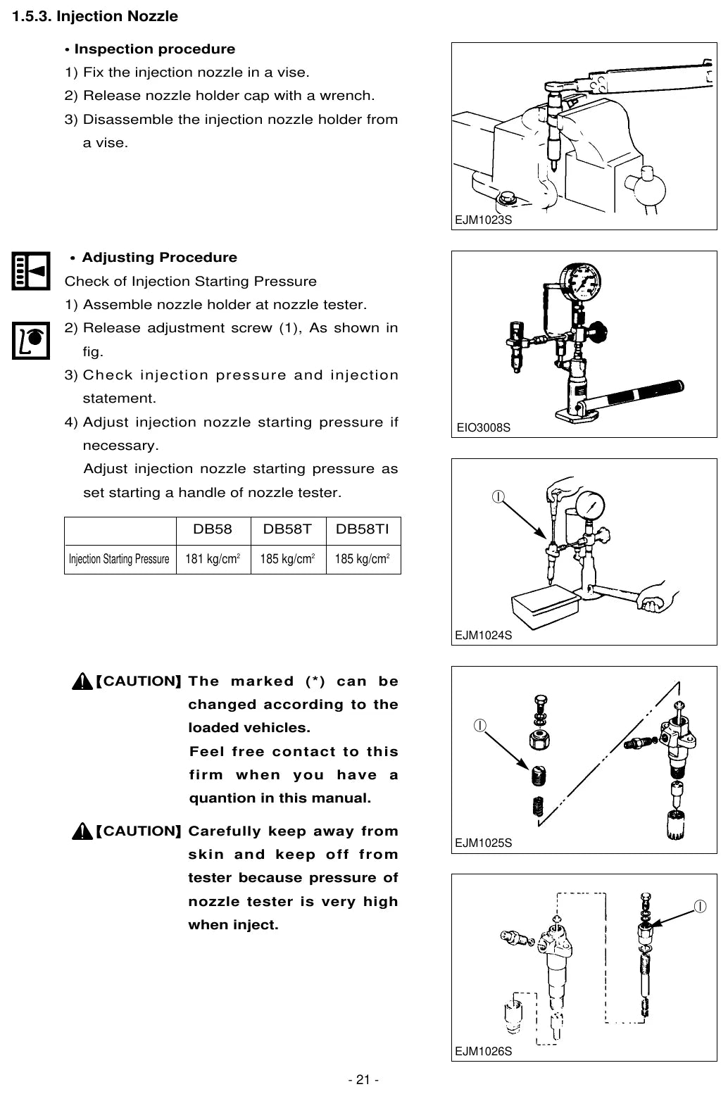 Detalhe de conjunto do Manual de Oficina Daewoo DB58 / T / TI com as referências de fábrica