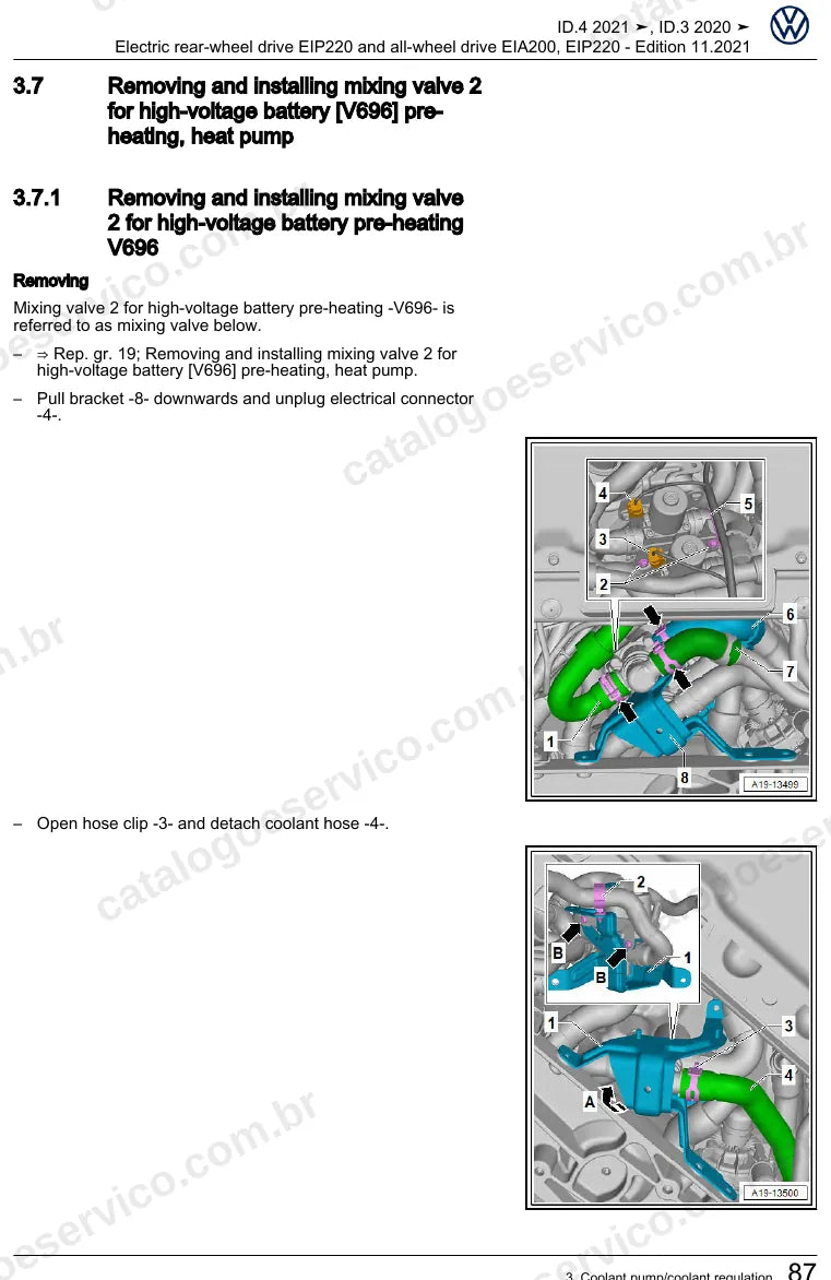 Página ilustrada do manual de serviço do motor Motores Elétricos EIP220 e EIA200 (EBJC) — ID.4 e ID.3 — figura 4