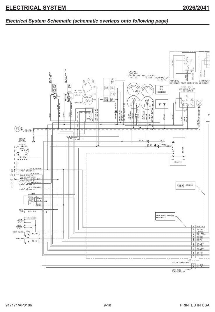 Manual de Serviço Mustang 2026 2041 Mini Carregadeira — oficina completa da dupla 2026/2041 com motores Yanmar e testes de pressão — página interna 2