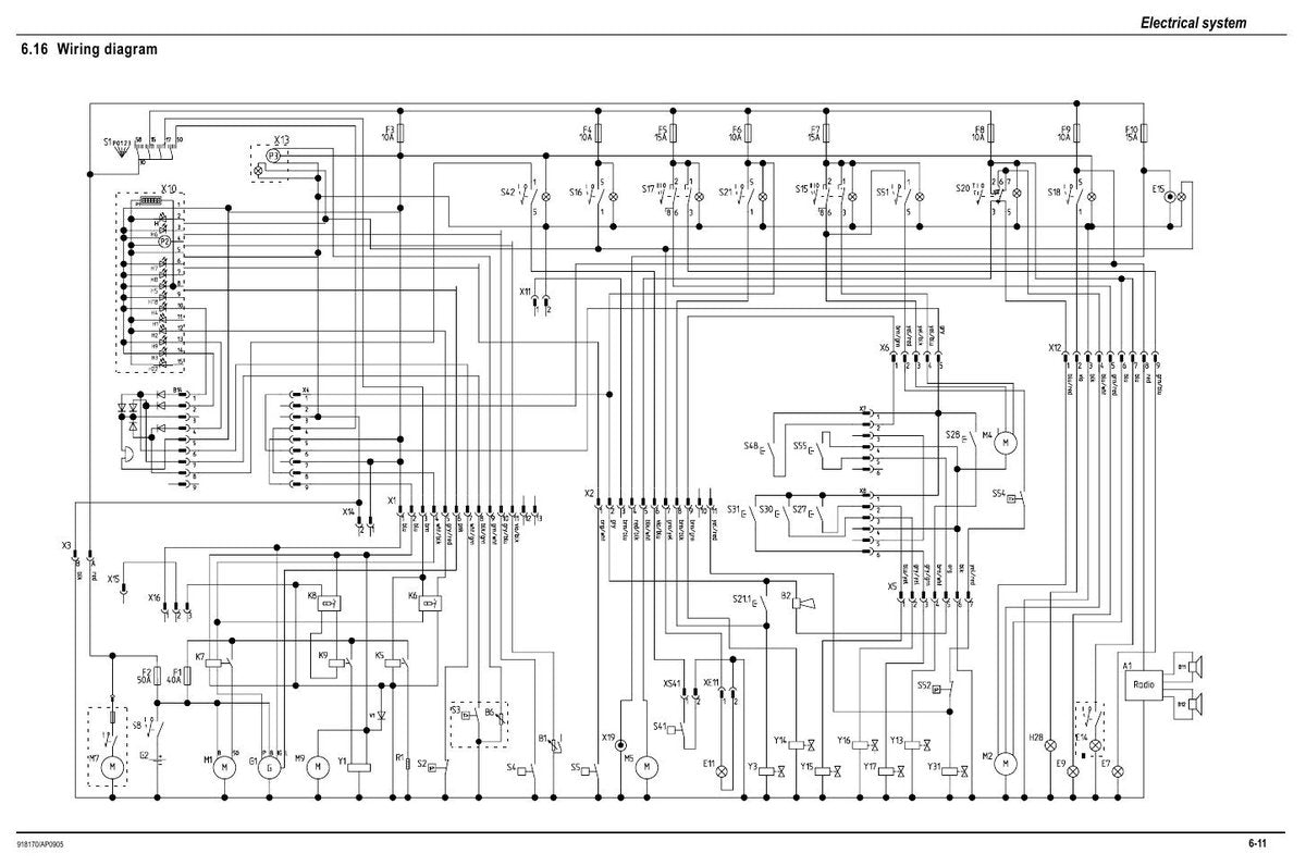 Manual de Serviço Mustang ME8003 Escavadeira Compacta — yanmar 4TNV98, diagramas de fiação e hidráulica versão a versão — página interna 1