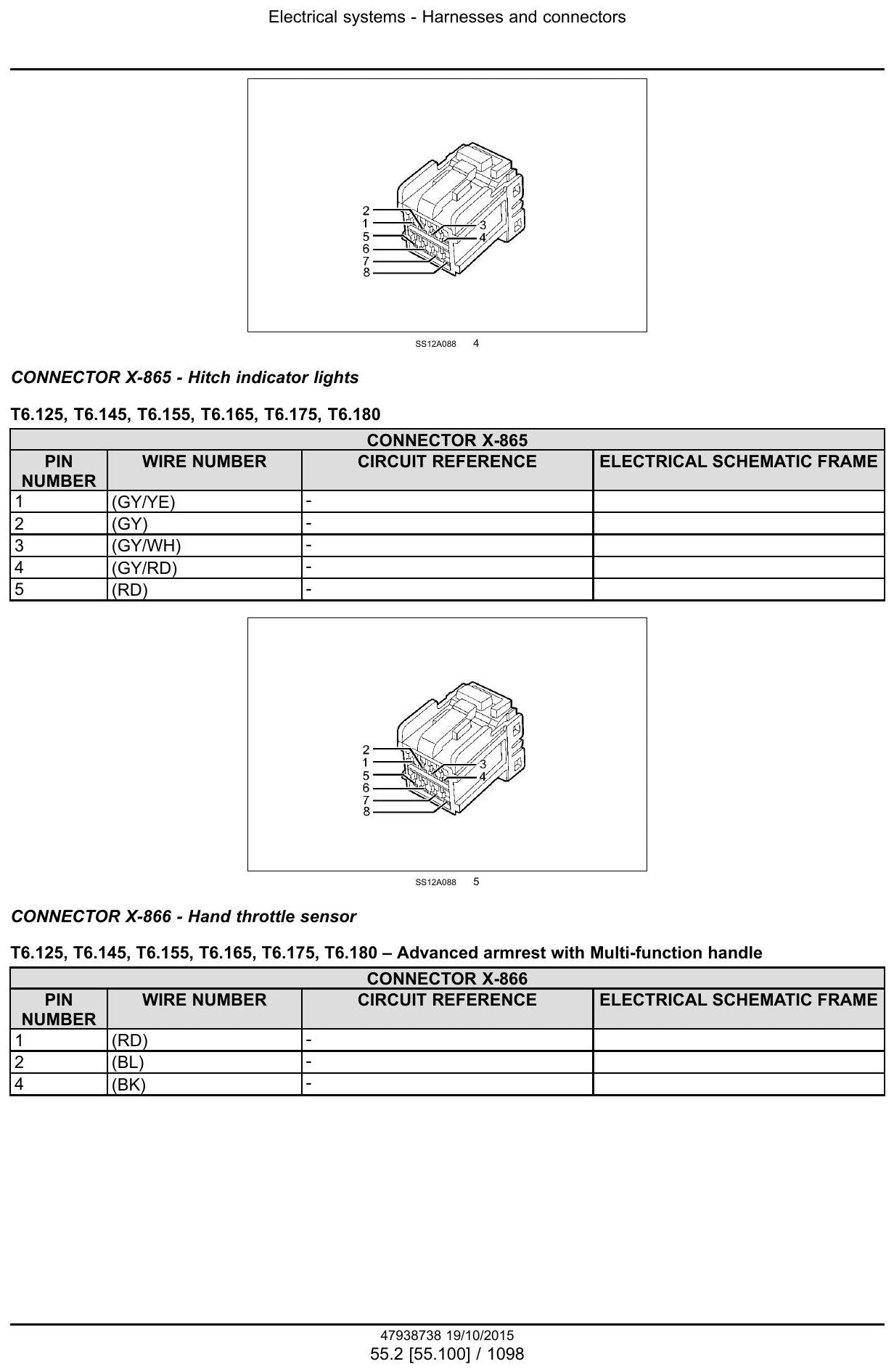 Manual De Serviço NEW HOLLAND - T6.125 - T6.145 - T6.155 - Tier 4B (final) - Trator