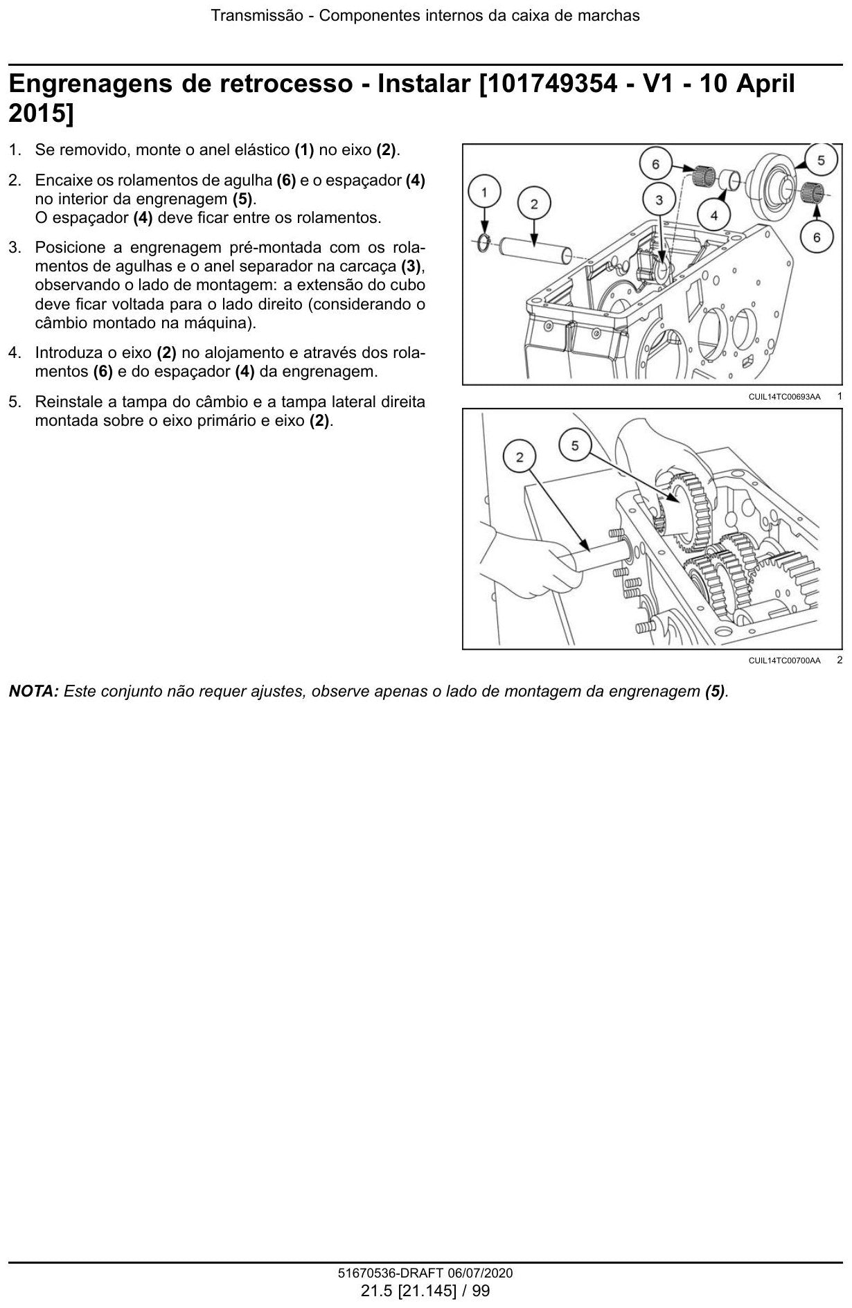 Manual de Servico Oficina TC4.90 TC5.90 TX4.90 TX5.90 Colheitadeira New Holland