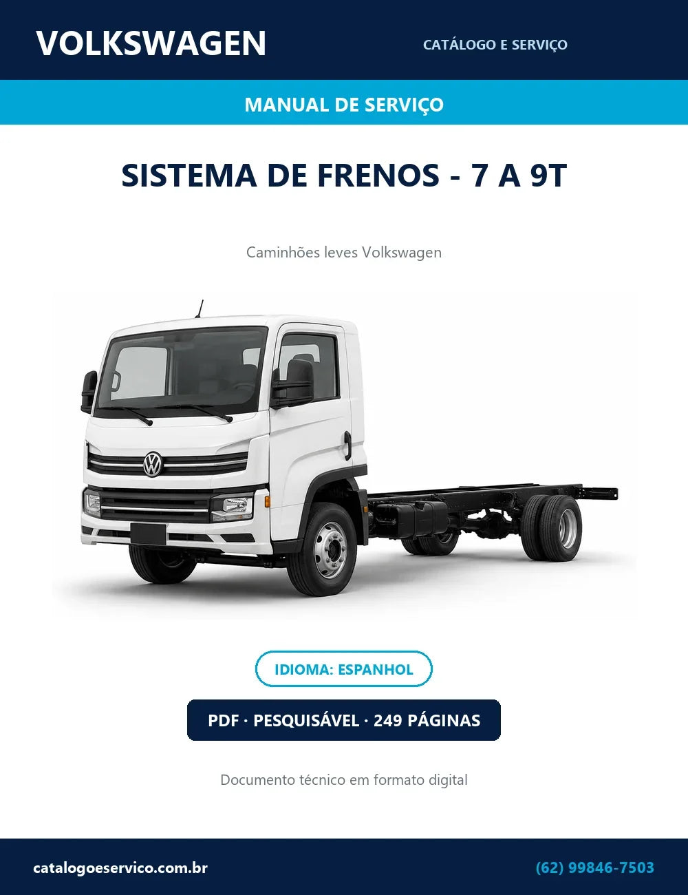 MANUAL DE SERVIÇO SISTEMA DE FRENOS - 7 A 9T VOLKSWAGEN