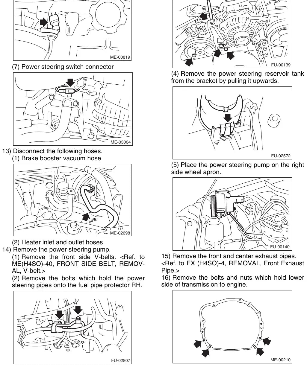 Manual de Serviço Subaru Forester — página do manual 1