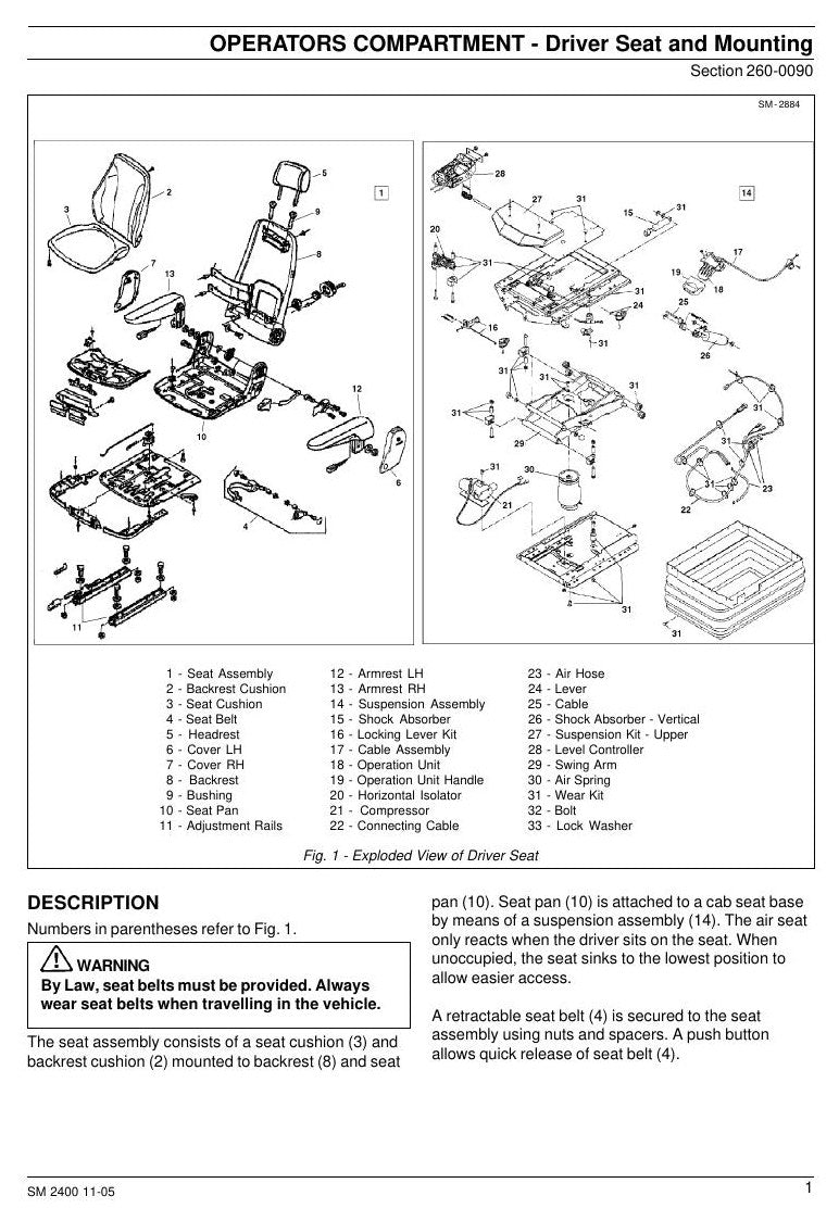 Manual de Serviço/Manutenção Terex TA40 G7 — Caminhão Articulado - página 2