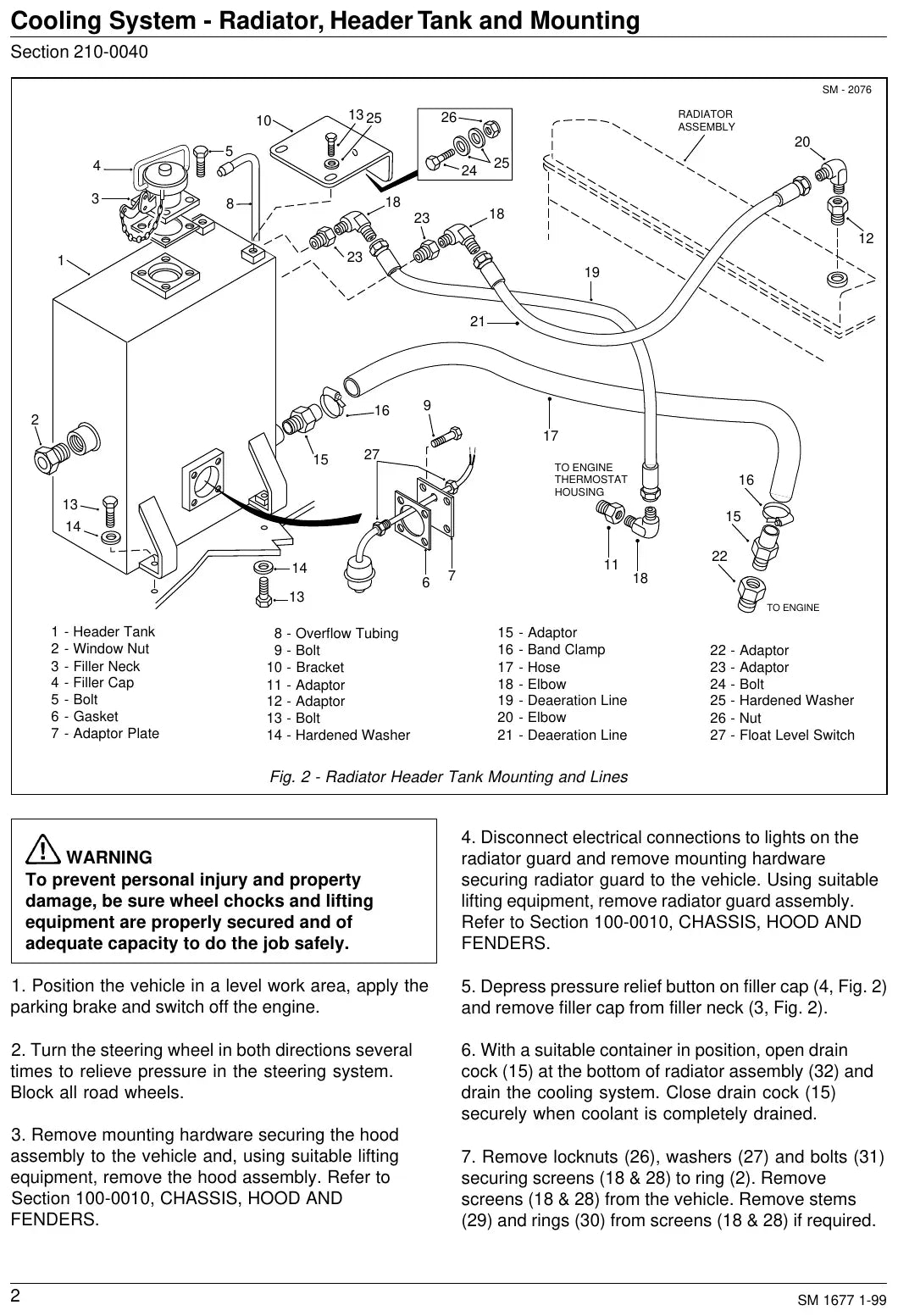 Manual De Serviço TEREX - TR40 - Caminhao Basculante — vista explodida