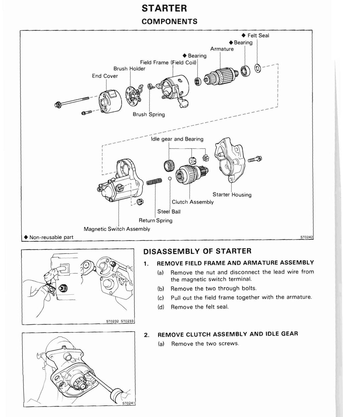 Manual de Serviço Toyota 3F - Motor a Gasolina (Inglês) - página 3