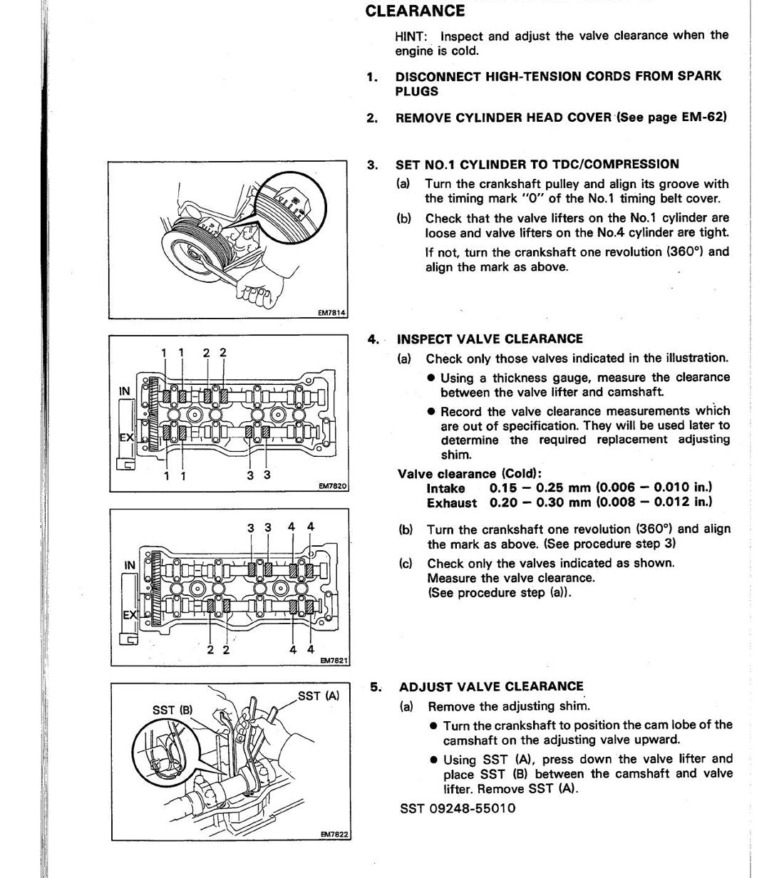 Manual de Serviço Toyota 4A-FE e 4A-GE - Motor a Gasolina (Inglês) - página 2