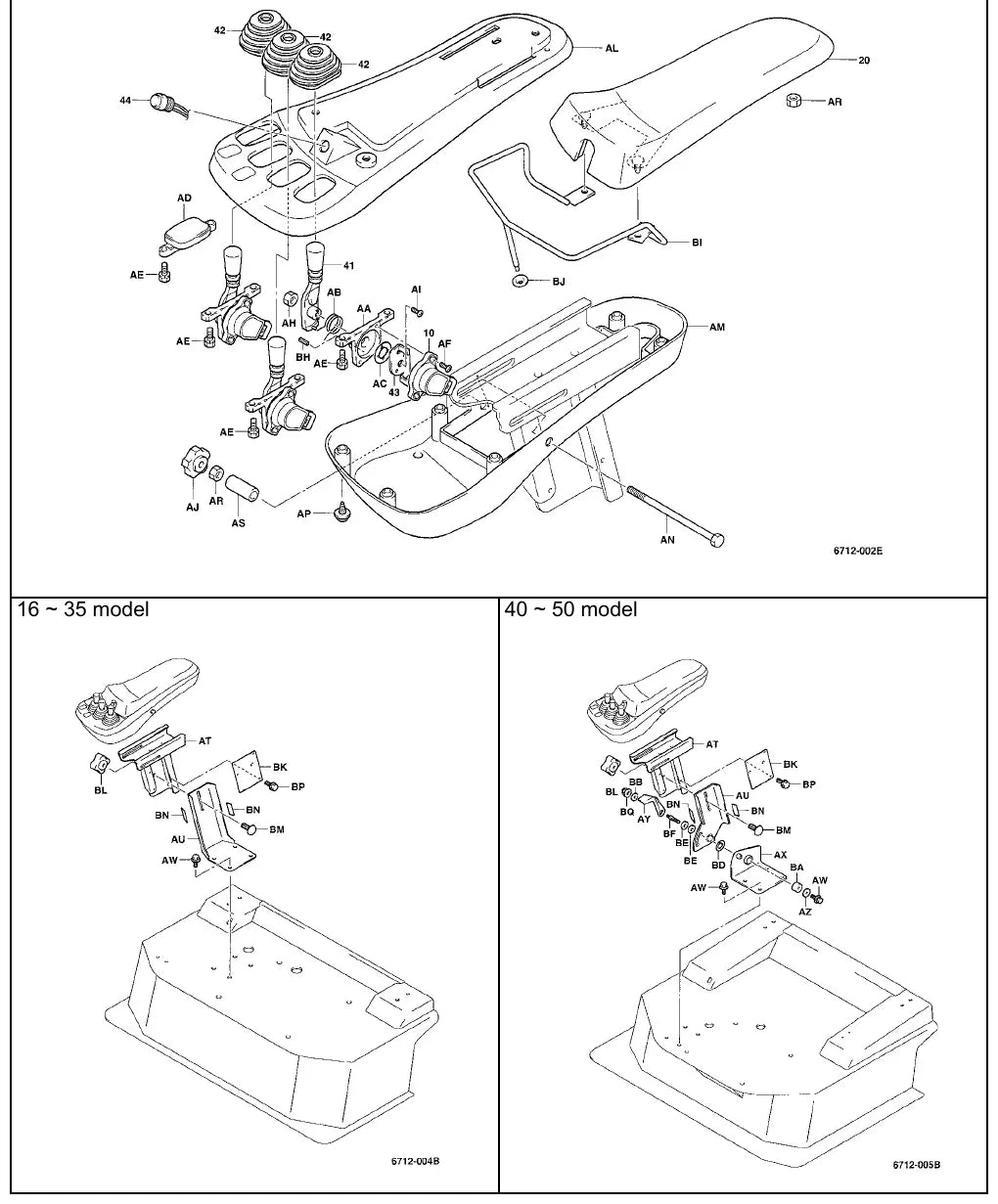 Manual de Serviço Toyota 7FBMF16-50 — página do manual 1