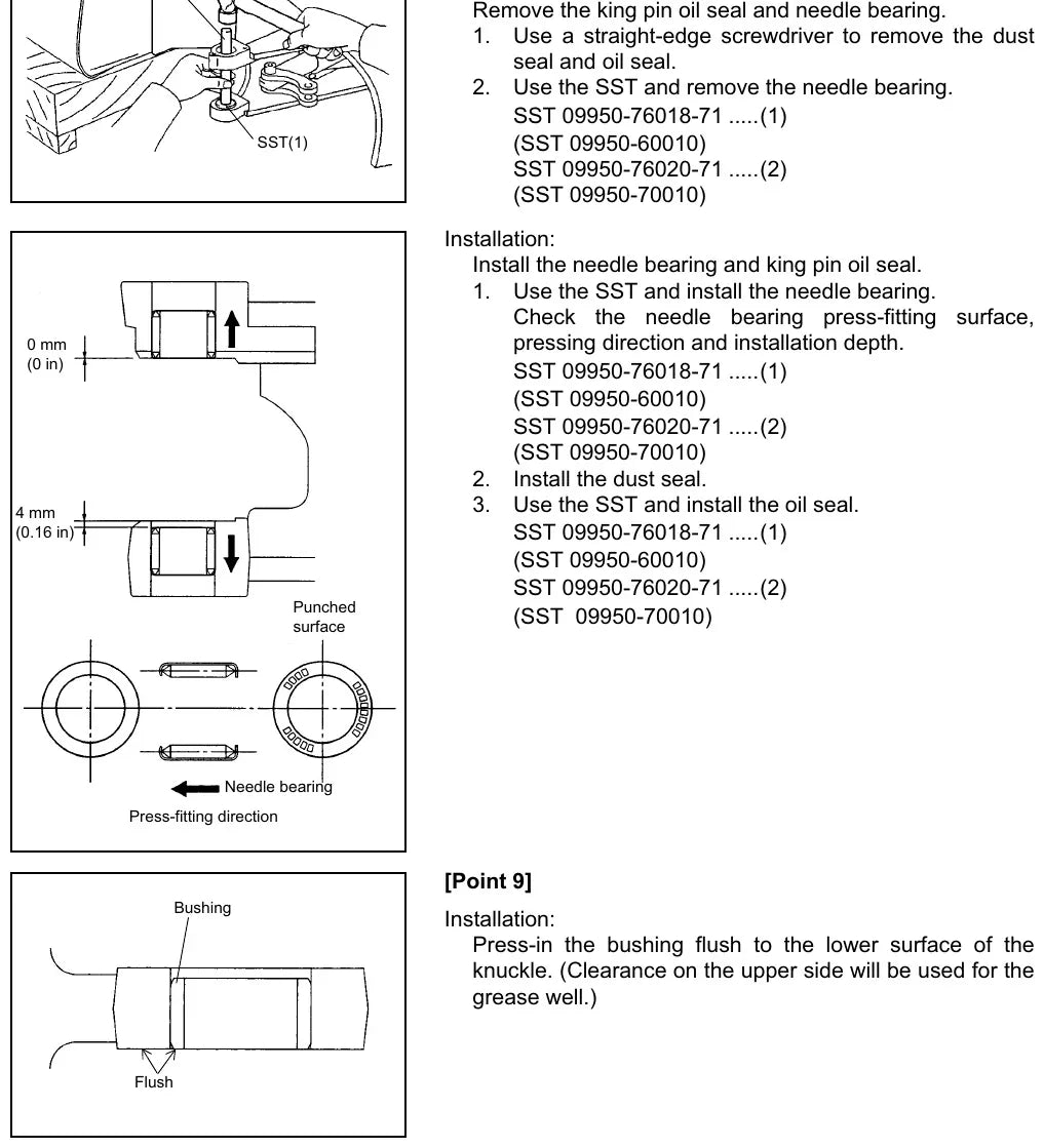 Manual de Serviço Toyota 7FBMF16-50 — página do manual 3