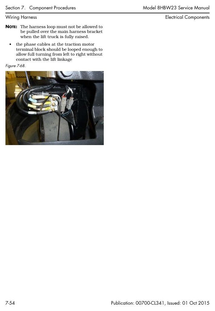 Manual de Serviço Toyota 8HBW23 Transpaleteira Elétrica — página interna 3