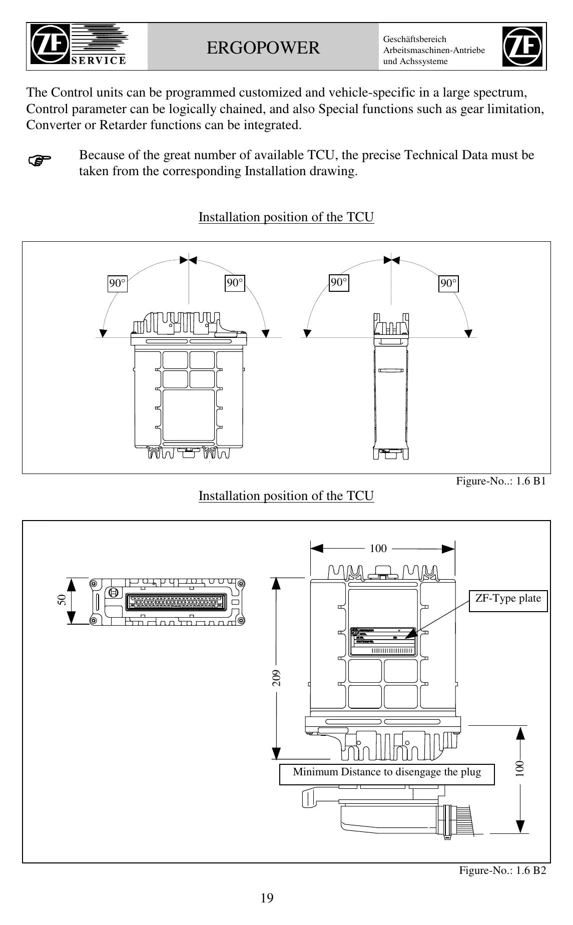 ZF 4WG-190 · 210 — transmissão, foto do produto 3