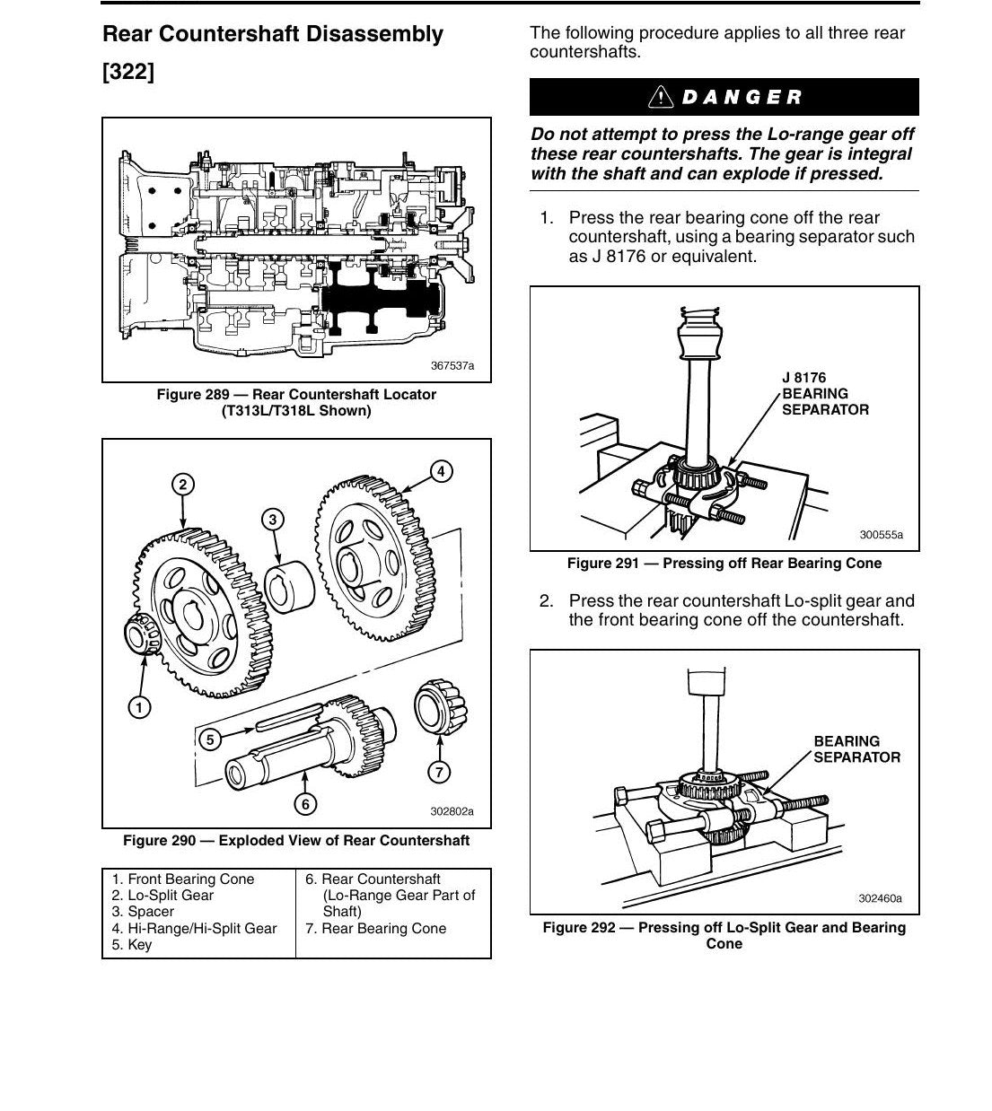 Manual de Serviço Transmissão Mack Maxitorque T313 a T318 (L LR 21 L21 LR21) - página estratégica 1