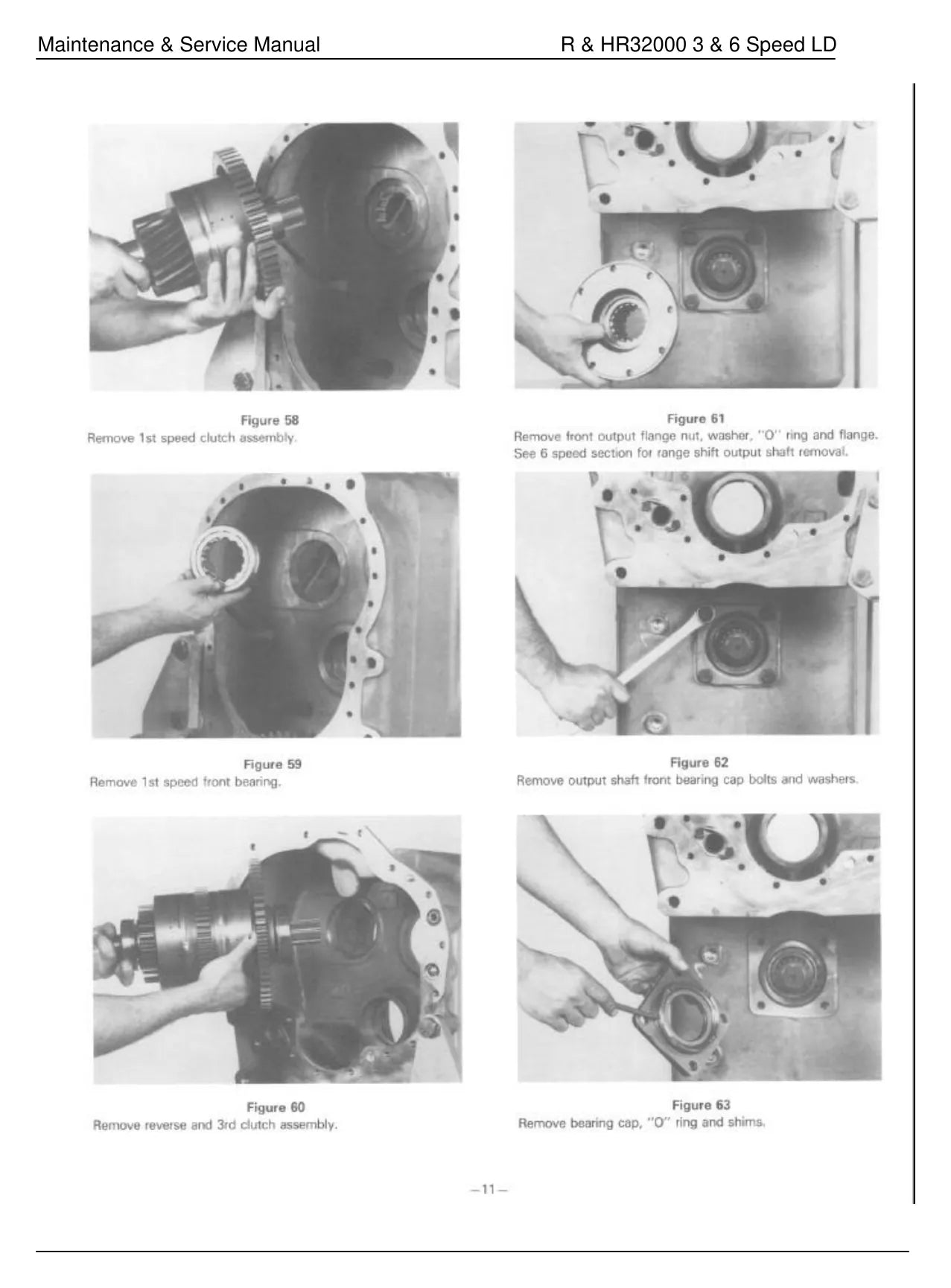 MANUAL DE SERVIÇO TRANSMISSÃO - R & HR32000 3 & 4 SPEED SD — diagrama técnico
