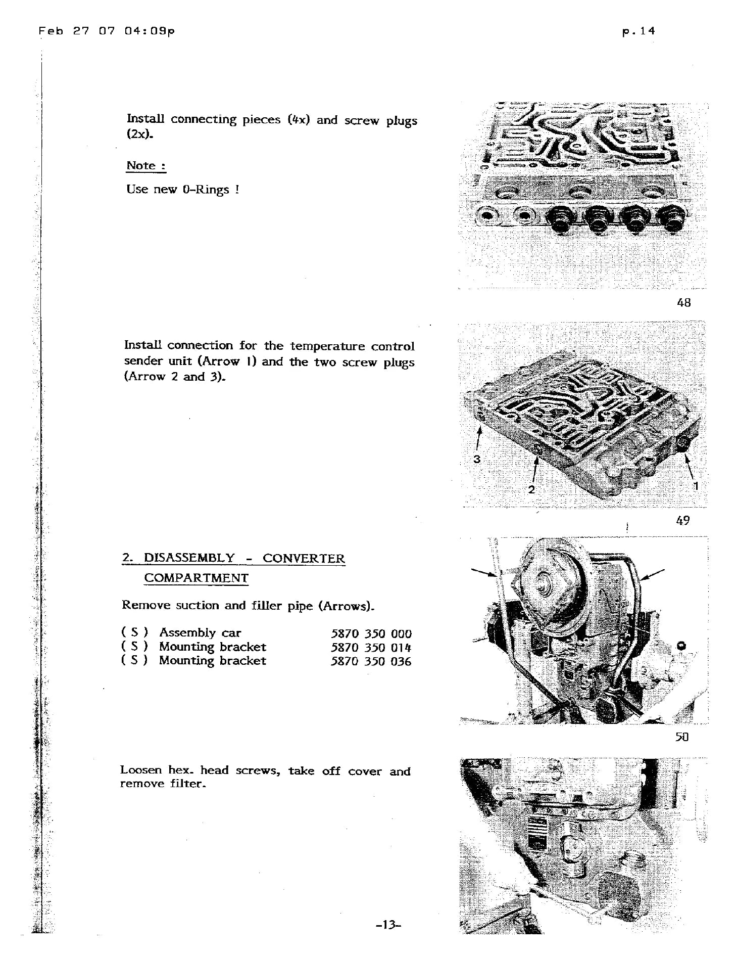 MANUAL DE SERVIÇO TRANSMISSÃO - WG-100 - ZF — diagrama técnico