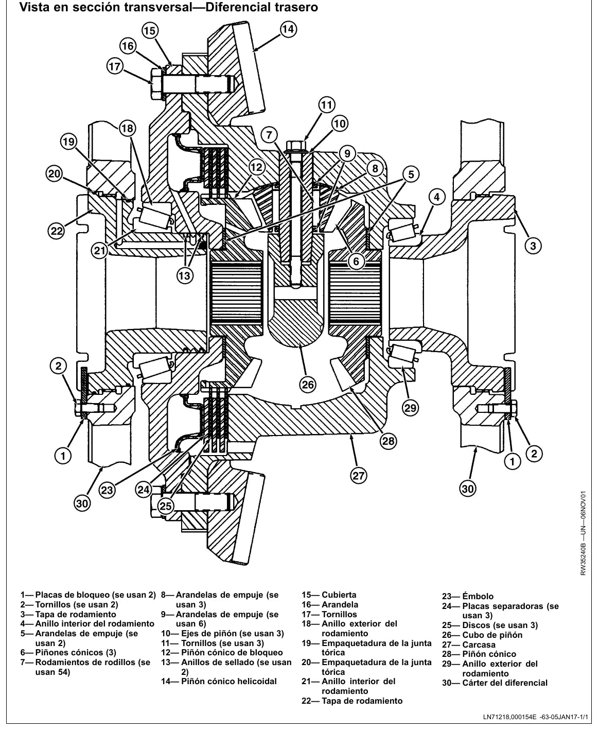 Página interna com ilustração técnica — John Deere 8245R / 8270R / 8295R (amostra 1 de 2)
