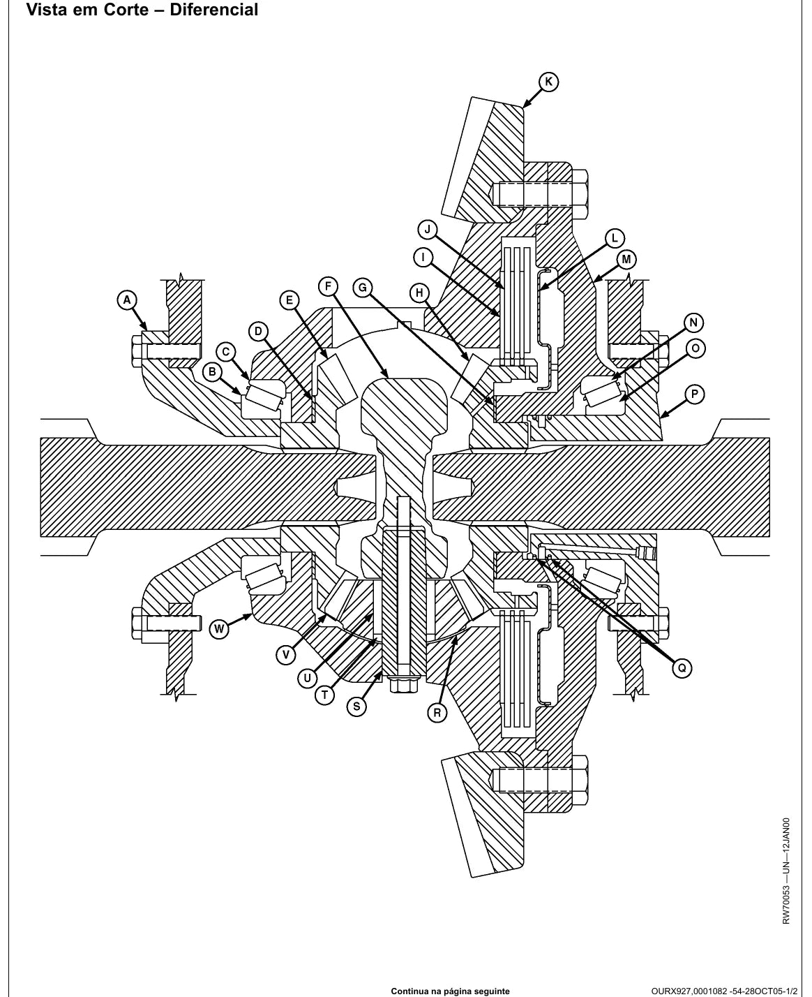 Manual de Reparação John Deere 7185J 7195J 7205J 7210J 7225J — diagrama técnico (detalhe)