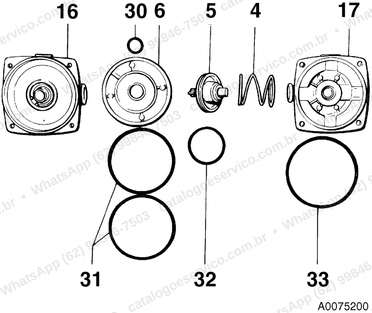 Manual de serviço Volvo A20 e A20 6x4: ilustração técnica 2