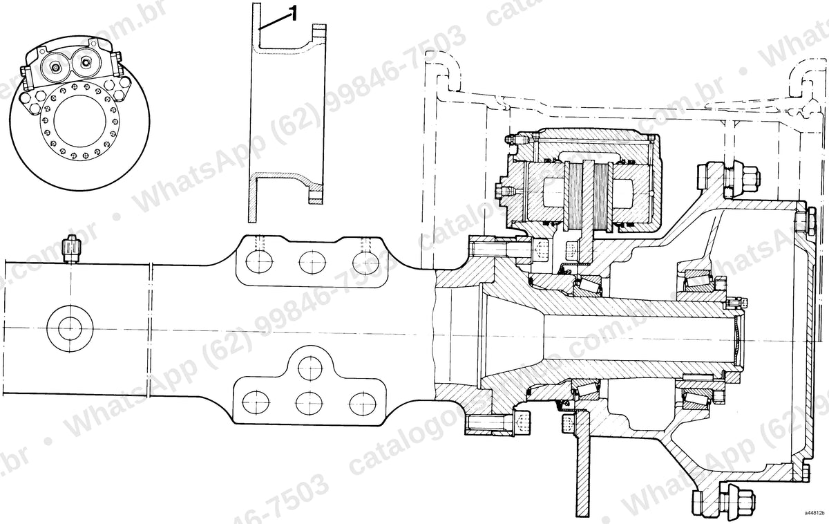 Manual de serviço Volvo A25, A25 4x4 e A25 6x4: ilustração técnica 2