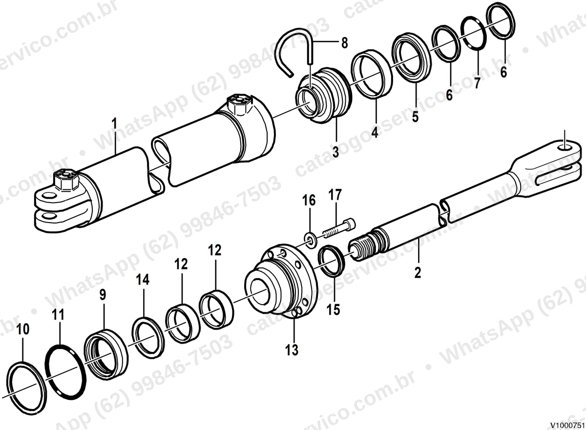 Manual de serviço Volvo A25D 4x4: ilustração técnica 3