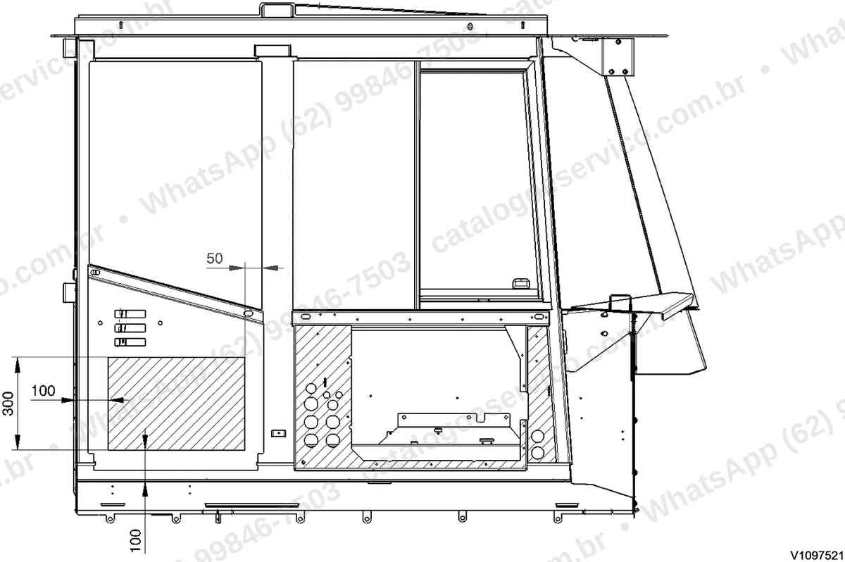 Manual de serviço Volvo A25E e A25E 4x4: ilustração técnica 4