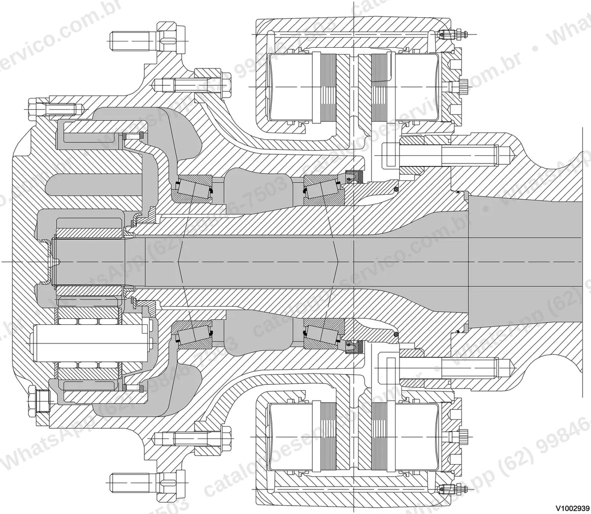 Manual de serviço Volvo A35D: ilustração técnica 2