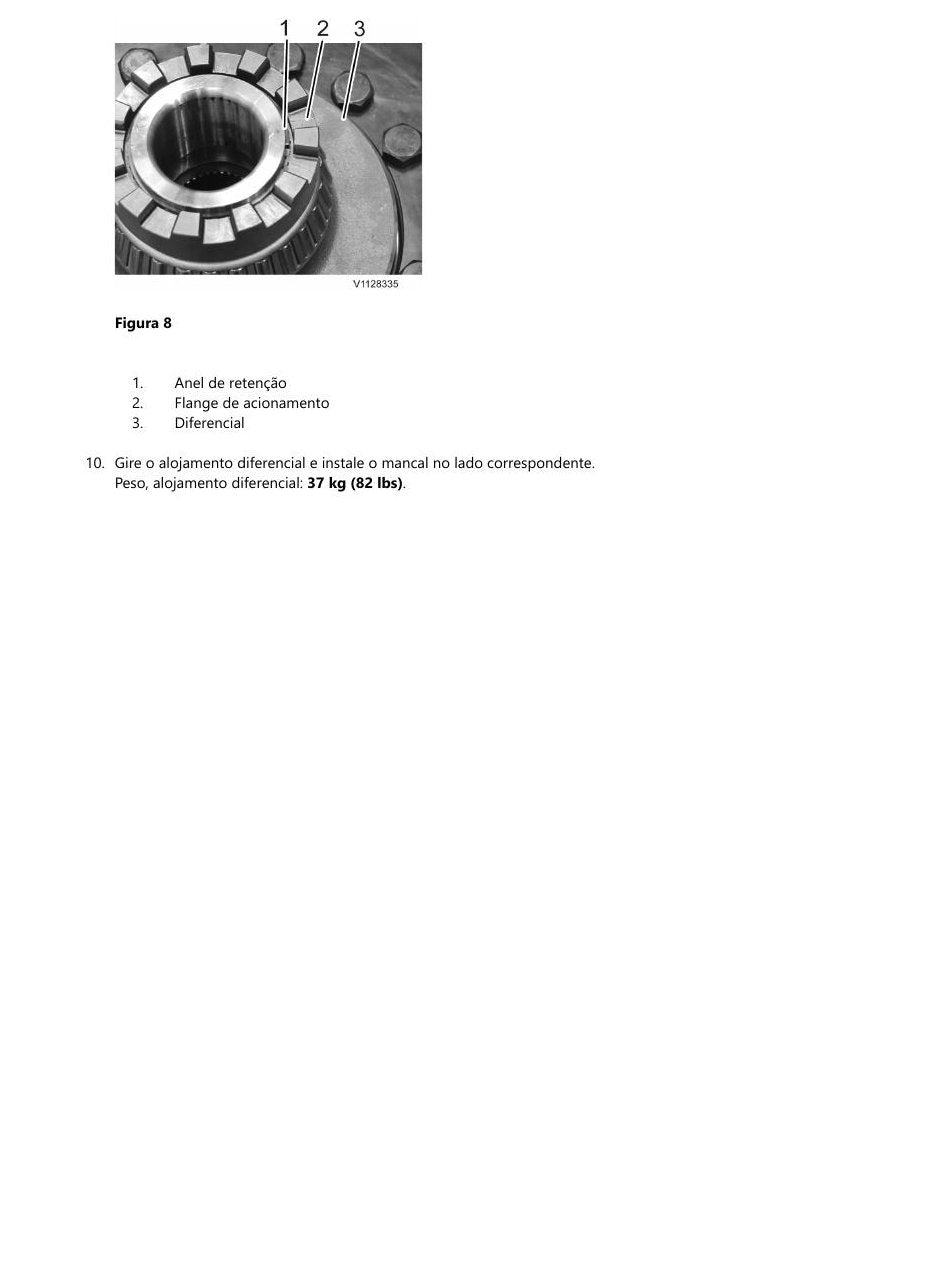 Manual de Serviço Volvo AWB15 (L60F) — Eixo AWB15 da carregadeira Volvo L60F - print 2