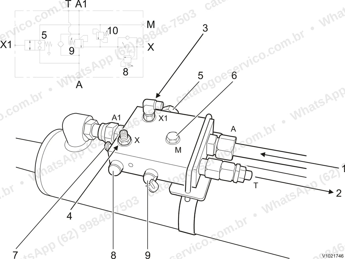 Manual de serviço Volvo BL71 e BL71 PLUS: ilustração técnica 4