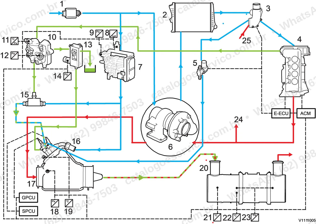 Manual de serviço Volvo DD110B: ilustração técnica 4