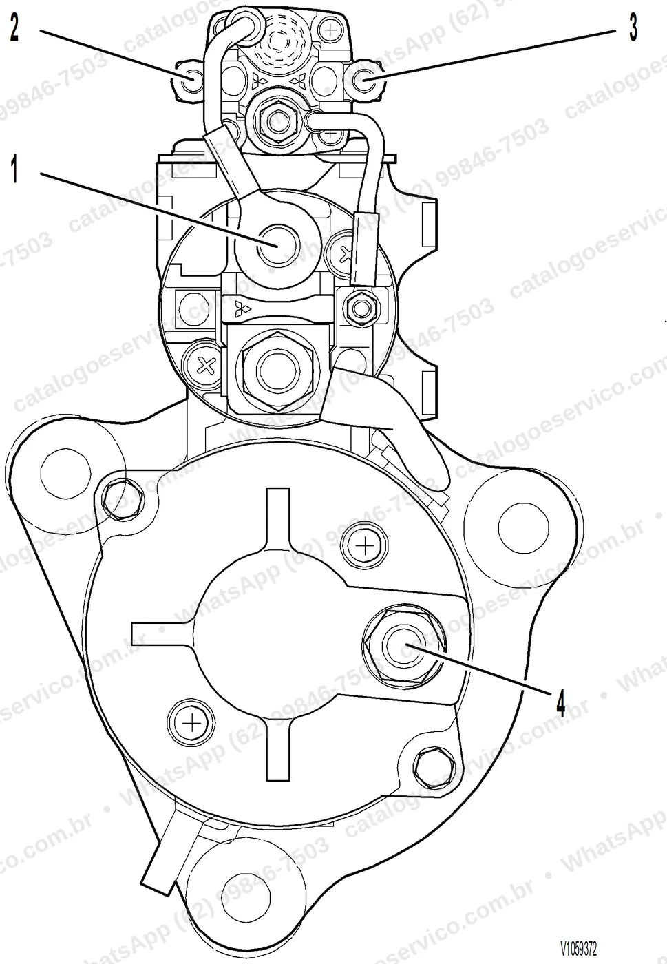 Manual de serviço Volvo DD128C: ilustração técnica 3