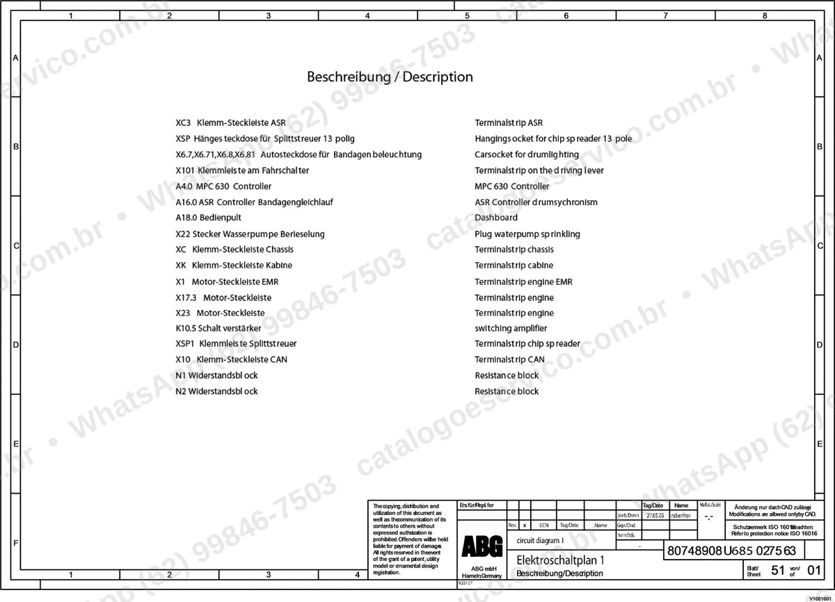 Manual de serviço Volvo DD85: ilustração técnica 1