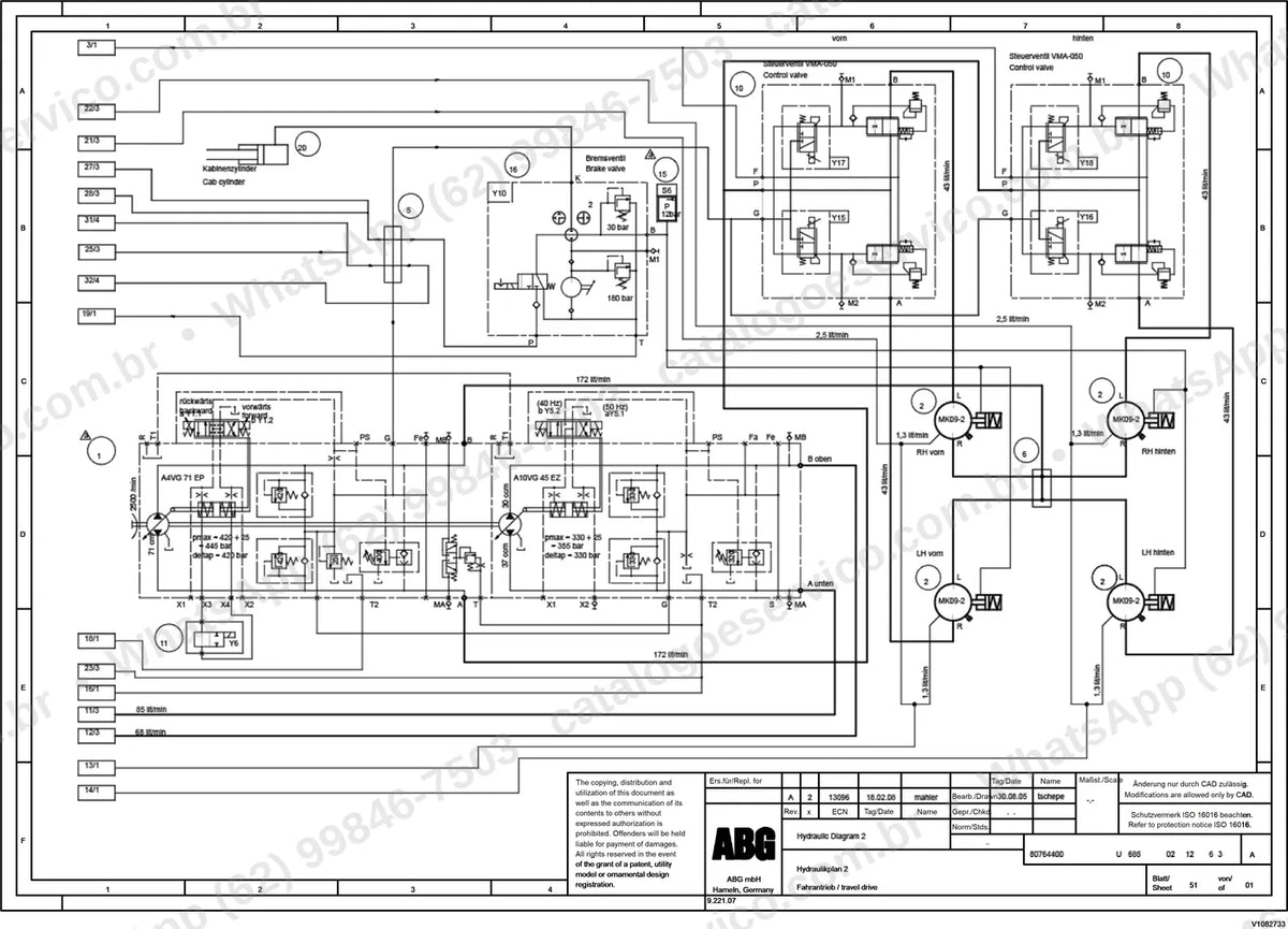 Manual de serviço Volvo DD95: ilustração técnica 2