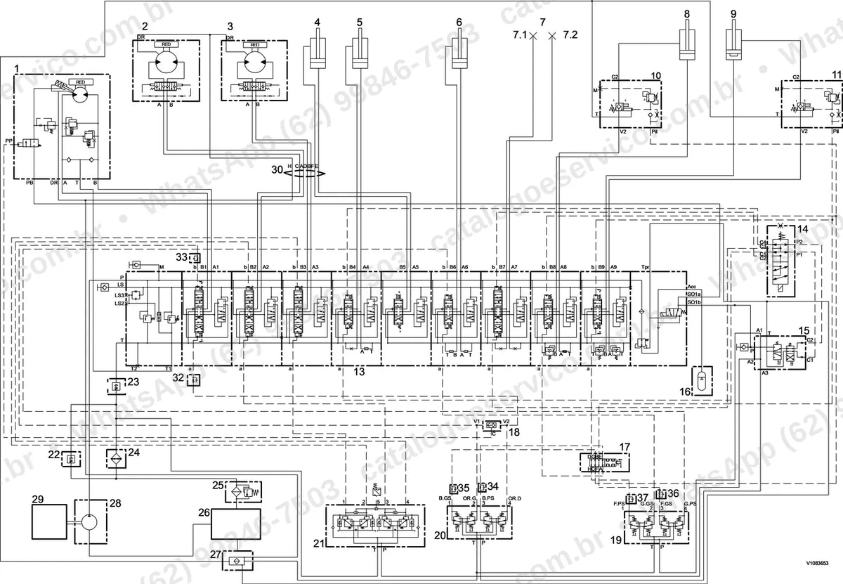 Manual de serviço Volvo EC15C: ilustração técnica 2