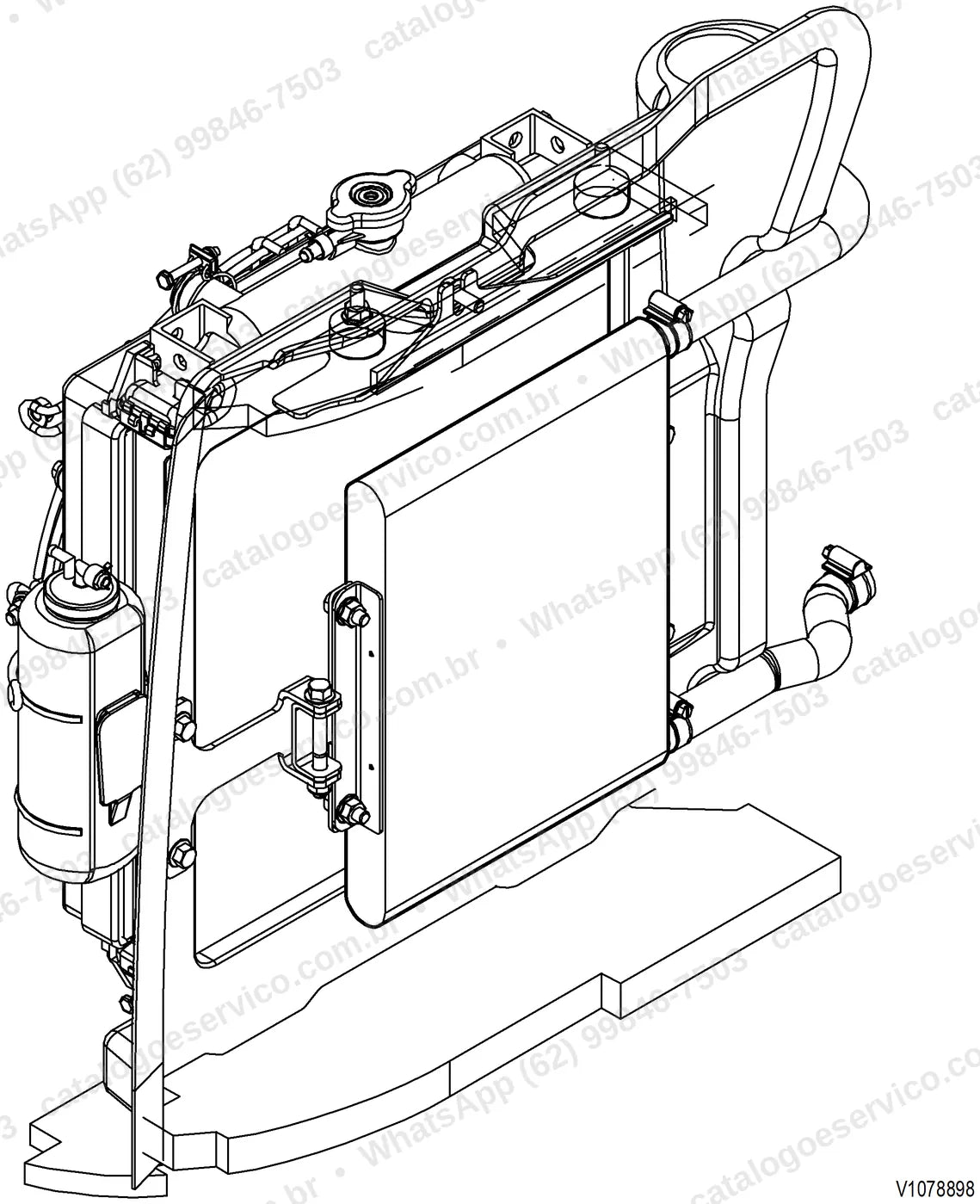 Manual de serviço Volvo EC17C: ilustração técnica 3