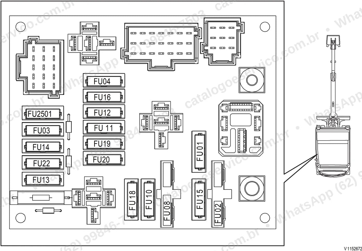 Manual de serviço Volvo EC18D: ilustração técnica 3