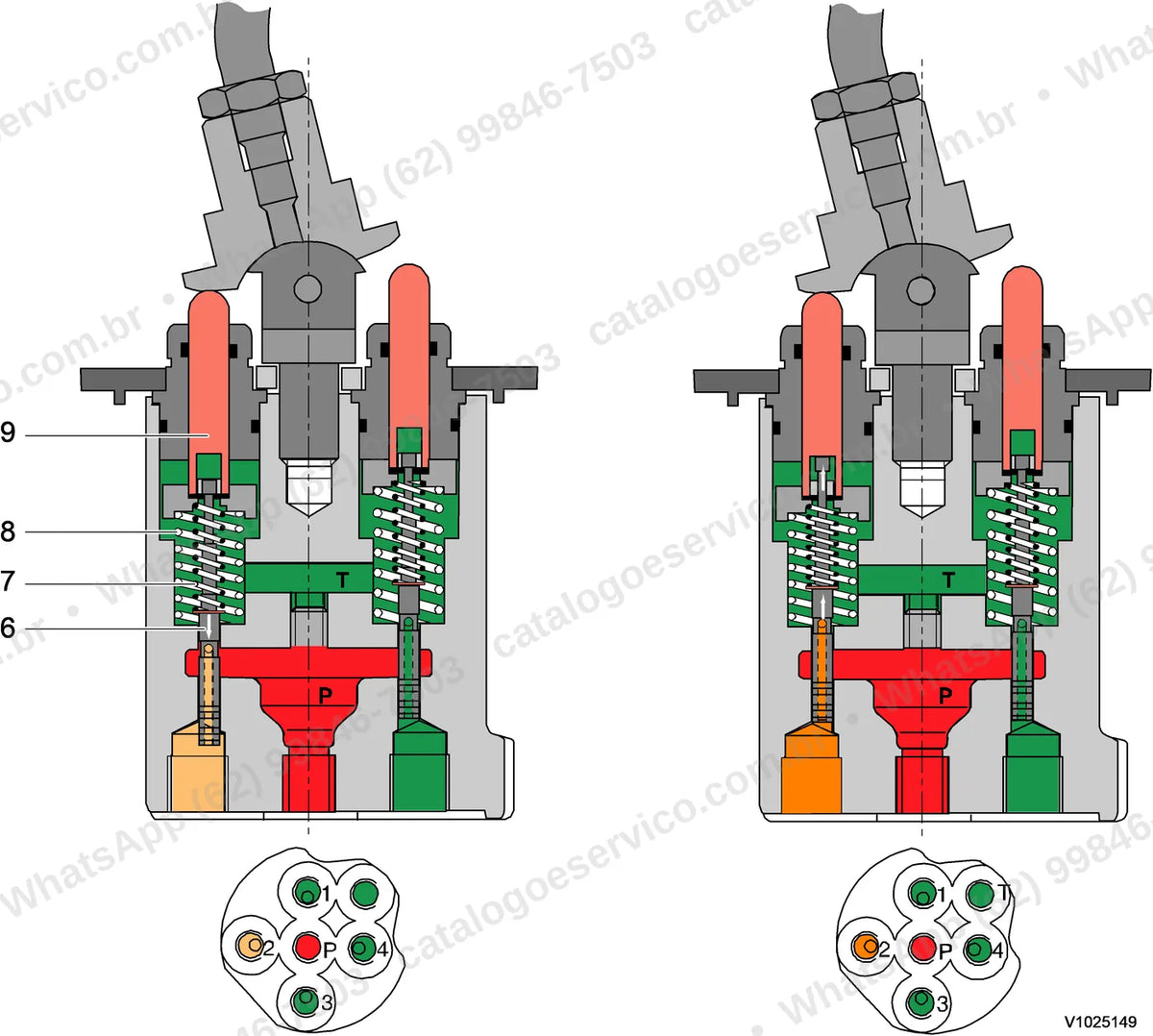 Manual de serviço Volvo EC18E: ilustração técnica 1