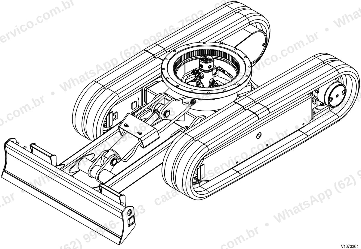 Manual de serviço Volvo EC18E: ilustração técnica 4