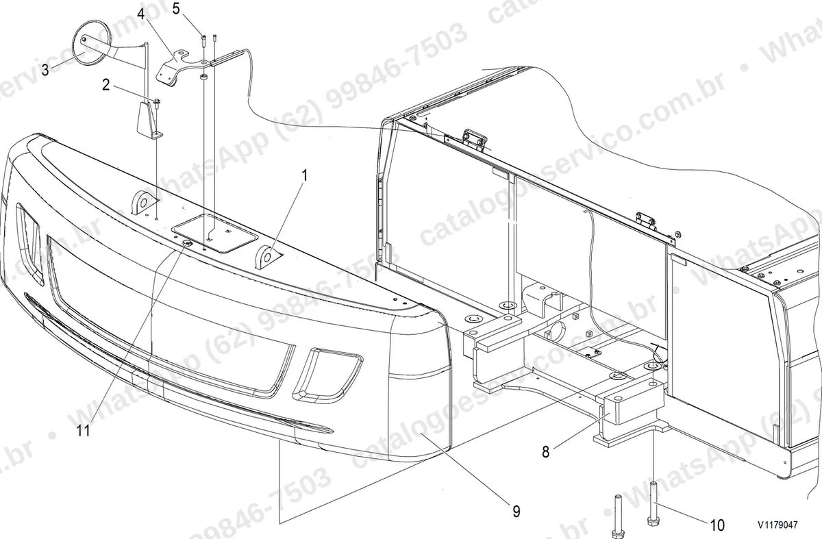 Manual de serviço Volvo EC200D AG: ilustração técnica 4