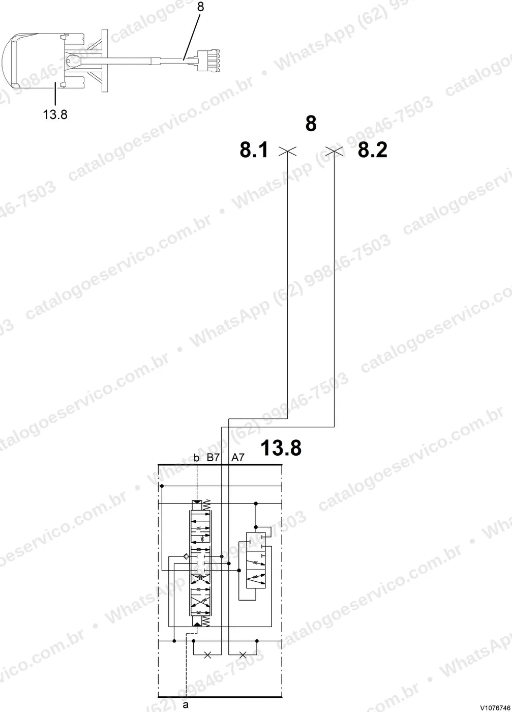 Manual de serviço Volvo EC20C: ilustração técnica 2